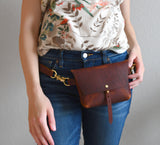 The Bogotá Hip Bag - Rustic Red