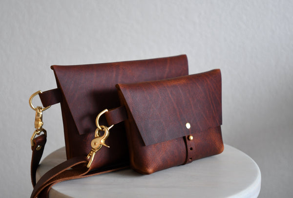 Extra Large Bogotá Hip Bag - Rustic Red