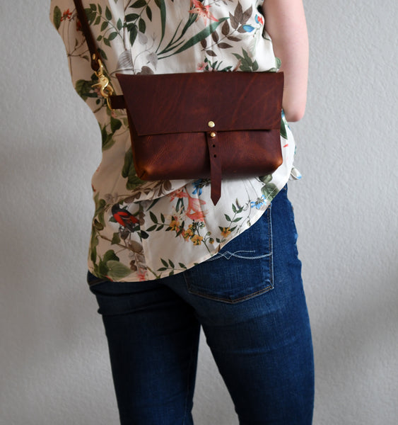 Extra Large Bogotá Hip Bag - Rustic Red