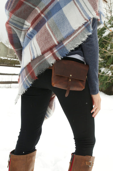 The Bogotá Hip Bag - Rustic Red