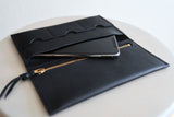 The Leather Phone Wallet in Rustic Red Kodiak Leather