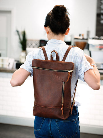 All Leather Daypack