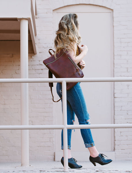 All Leather Daypack