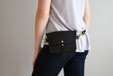 The Bogotá Hip Bag - Deep Black