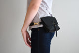 The Bogotá Hip Bag - Deep Black