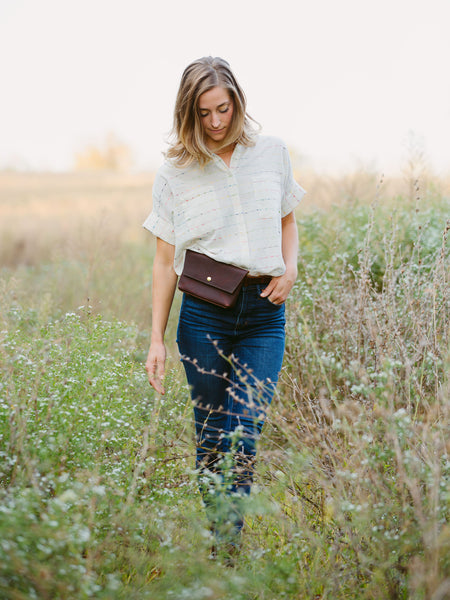 Hip Bag, Fanny Pack - Rustic Red