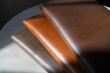 The Leather Phone Wallet in Aged Whiskey Horween Leather