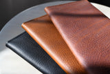 The Leather Phone Wallet in Rustic Red Kodiak Leather