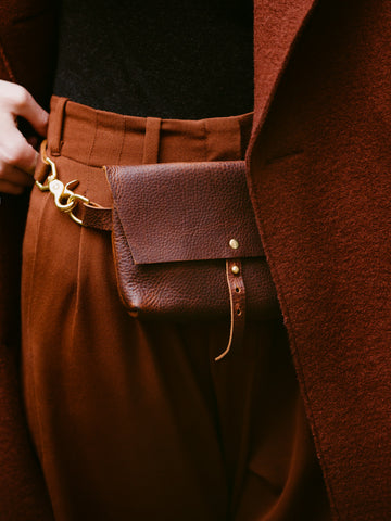 The Bogotá Hip Bag - Rustic Red