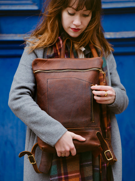 All Leather Daypack