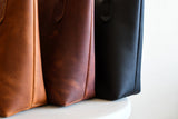 Leather Market Tote Bag in Wild Honey Kodiak Leather