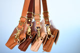 The Bogotá Hip Bag - Dark Umber Vegetable Tanned Leather