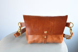 The Bogotá Hip Bag - Dark Umber Vegetable Tanned Leather