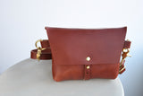 The Bogotá Hip Bag - Dark Umber Vegetable Tanned Leather